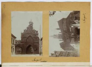 Walltor, Stargard. Marienkirche, Stargard: Ansichten (aus: Skizzen- und Fotoalbum 28)