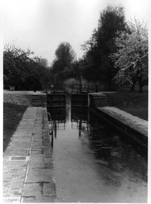 Obere Schleuse Oberbiel; Solms, An der Schleuse 2, Der Schleusenkanal