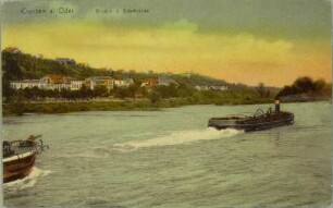 Postkarte, Crossen (Krosno Odrzańskie)