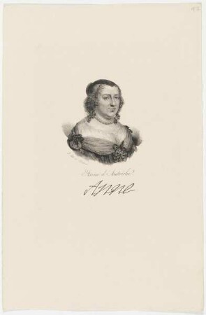 Bildnis der Anne d'Autriche