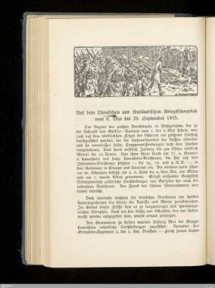Auf dem Litauischen und Kurländischen Kriegsschauplatz