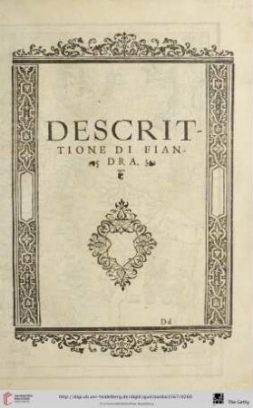 Descrittione di Fiandra