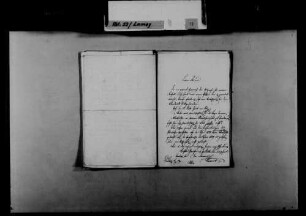 Schreiben von Carl Friderich, Durlach, an August Lamey: Korrekturen zu einer Ansprache Lameys.