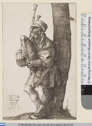 Der Dudelsackpfeifer
