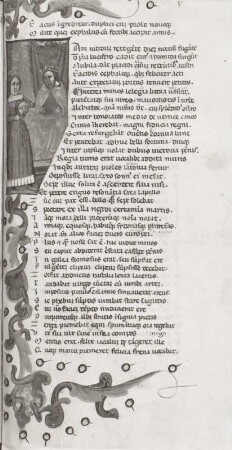 Blatt 68r: Textseite mit Illustration