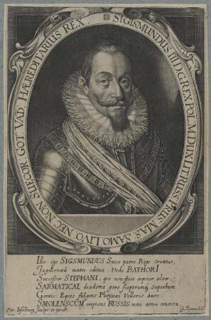 Bildnis des Sigismundus Wasa III., König von Polen