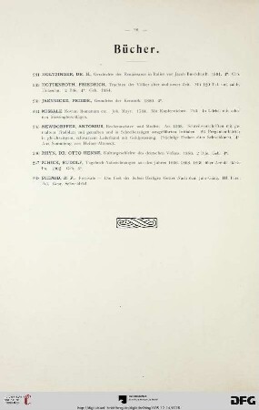 Bücher (Nr. 261-268)