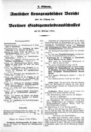 Sitzung 7, 22. Februar 1934