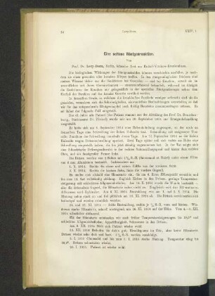 Eine seltene Röntgenreaktion.