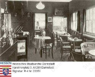 Groß-Umstadt, Café Zibulski in der Bismarckstr. 12 / Interieur