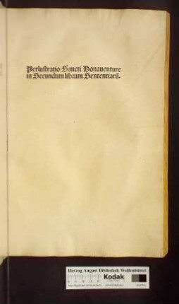 ... in Secundum librum Sententiaru[m]