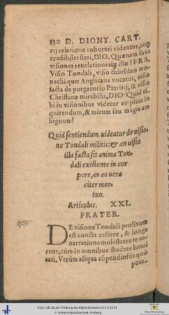 Articulus XXI - XXX