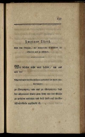 Allgemeinheit des Verschönerungstriebes im weiblichen Geschlechte.