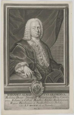 Bildnis des Iohannes Albertvs Gesnervs
