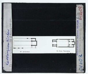 Petersberg, St. Peter,Schlüchtern, Benediktinerkloster : Grundrisse
