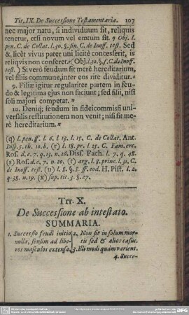 Tit. X. De Successione ab intestato