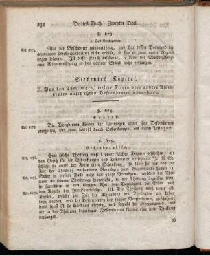 Siebentes Kapitel. II. Von den Theilungen, welche Eltern ... unter ihren Descendenten vornehmen
