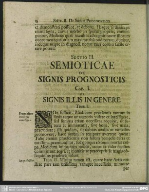 Semioticae De Signis Prognosticis