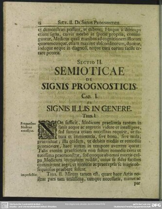 Semioticae De Signis Prognosticis