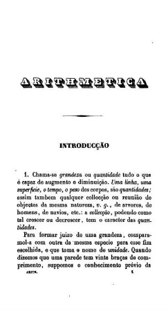 Arithmetica.
