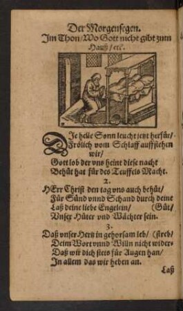 Der Morgensegen.