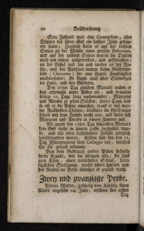 Zwey und zwanzigste Probe.