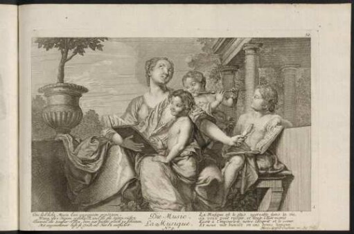 125r-125v, Blatt 1: Die Music, La Musique