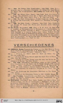 Verschiedenes (Nr. 839-928)