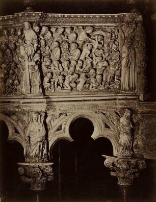 Die Marmorkanzel im Dom von Siena - Detail