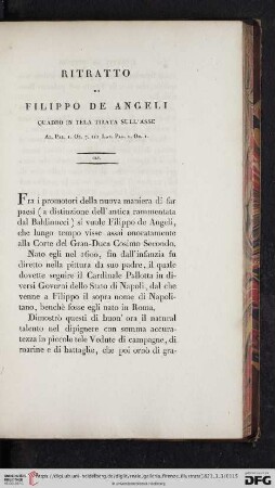 Ritratto Di Filippo de Angeli