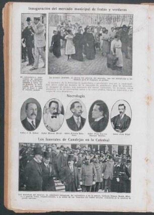 Los funerales de Canalejas en la Catedral