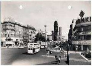 Berlin, Kurfürstendamm und Kaiser-Wilhelm-Gedächtniskirche