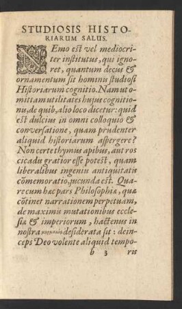 Studiosis Historiarum Salus.