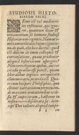 Studiosis Historiarum Salus.