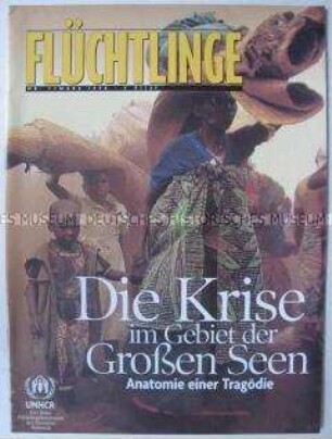 Quartalszeitschrift der Vereinten Nationen überwiegend zur Flüchtlingskatastrophe in Ruanda - Sachkonvolut