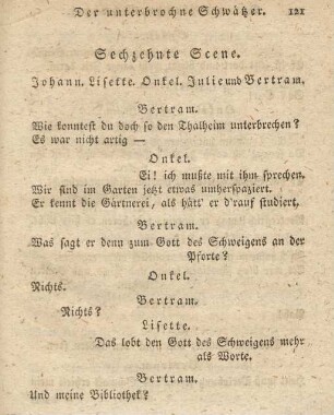 Sechzehnte