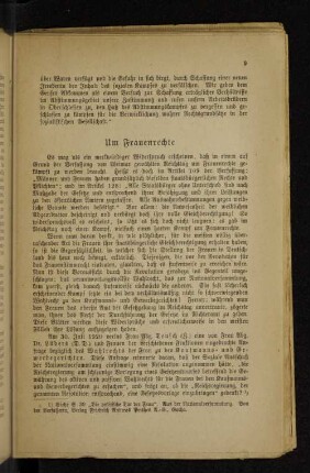 Um Frauenrecht