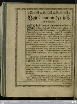 Von Curation der inficierten Kinder