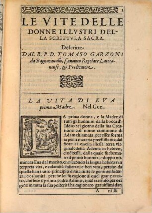 Le vite delle donne illustri della Scrittura sacra