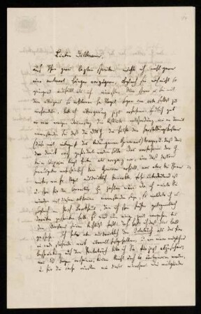 Nr. 14: Brief von Heinrich Ewald an August Dillmann, Göttingen, 23.1.1853