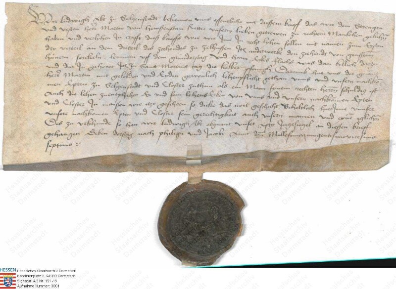 von Heusenstamm: Abt Ludwig von Seligenstadt