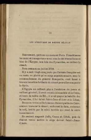 II. Les aventures de brutus pélican