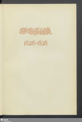Gotha 1826-1828