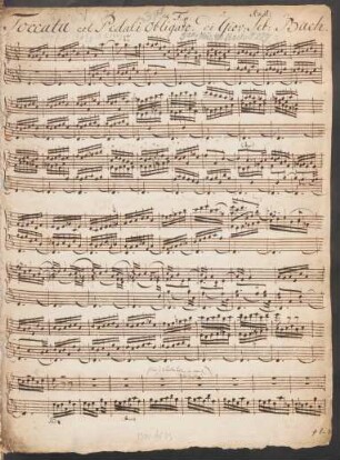 Tokkaten und Fugen. Auszüge; org; F-Dur; BWV 540