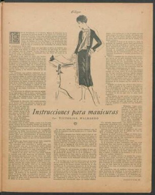 Instrucciones para manicuras