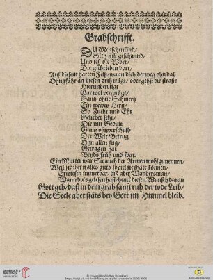 Grabschrifft