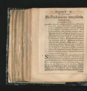 Caput V. Et Ultimum. De Probatione necessariae Defensionis.