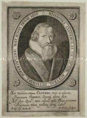 Porträt des Theologen und Historikers Johannes Clüver