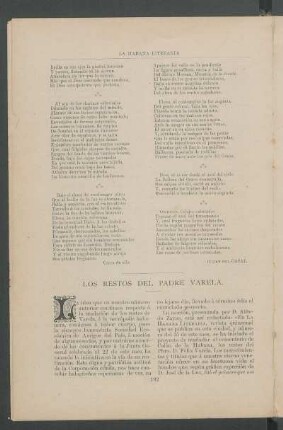 Los restos del Padre Varela.