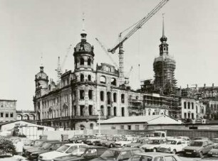 Ehem. Residenzschloß : Baustelle ehem. Residenzschloß (Wiederaufbau begonnen 1991)
